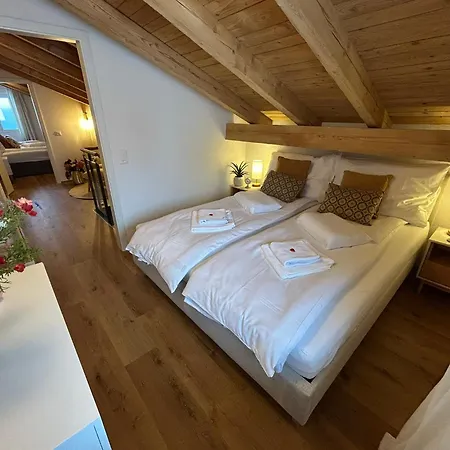 Swiss Horizon - Penthouse Mit Aussicht & Liftnaehe Auf 2 Etagen * Flums