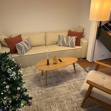 Swiss Horizon - Penthouse Mit Aussicht & Liftnaehe Auf 2 Etagen Apartament Flums