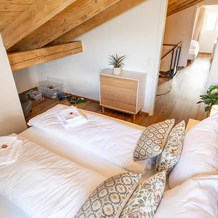 Apartman Swiss Horizon - Penthouse Mit Aussicht & Liftnaehe Auf 2 Etagen Flumserberg