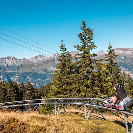 Swiss Horizon - Penthouse Mit Aussicht & Liftnaehe Auf 2 Etagen * Flumserberg