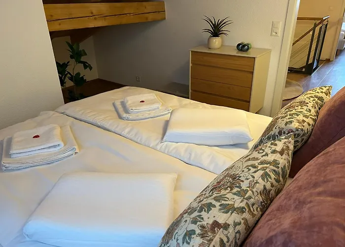 Swiss Horizon - Penthouse Mit Aussicht & Liftnaehe Auf 2 Etagen * Flums